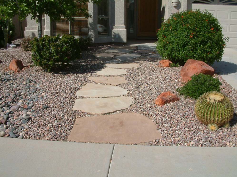 Pink and Beige Pavers