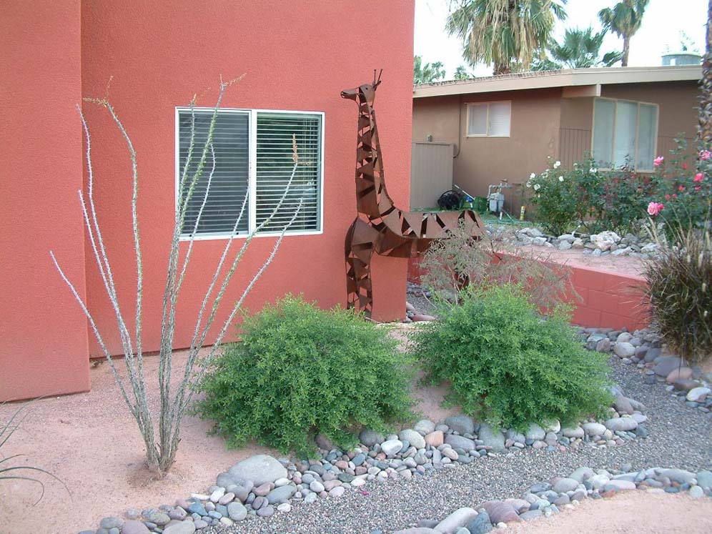 Giraffe in Garden